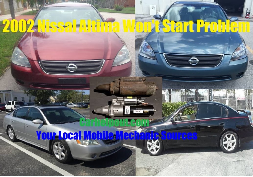 2002 Nissan altima starting issues #10