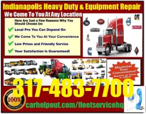 Indianapolis heavy duty semi truck and equipment repair service
