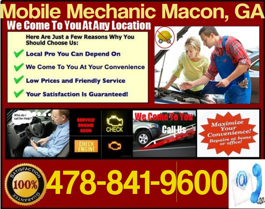 Mobile Auto Mechanic Macon, GA Pre Purchase Car Inspection Service