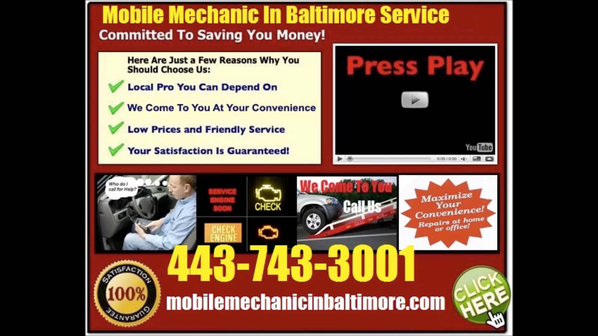 Find The Best Mobile Mechanic In Maryland